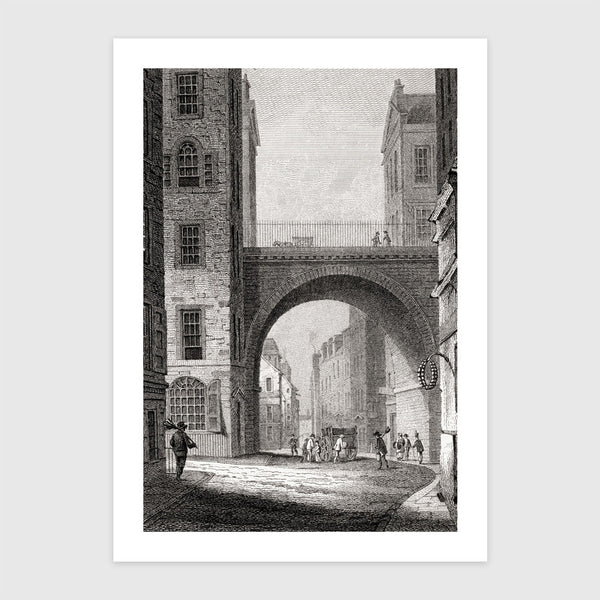 Városkobraz 1800s I - Edynburg, Skócia
