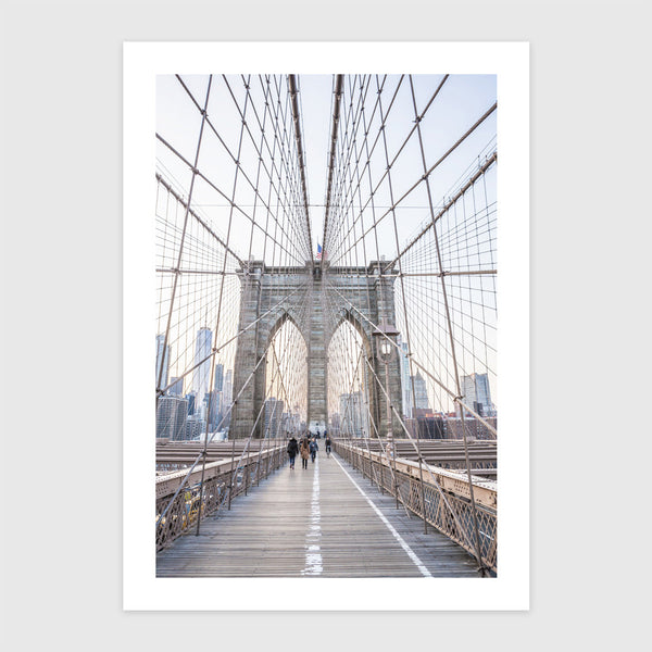 Brooklyn híd esti fényben