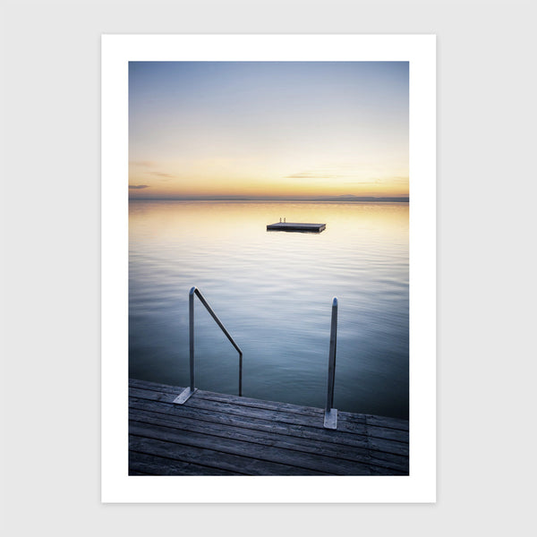 Naplemente Weiden am See-nél