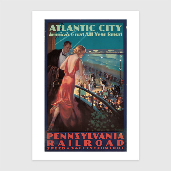 Utazás Atlantic City w Pensylwanii Vasúttal