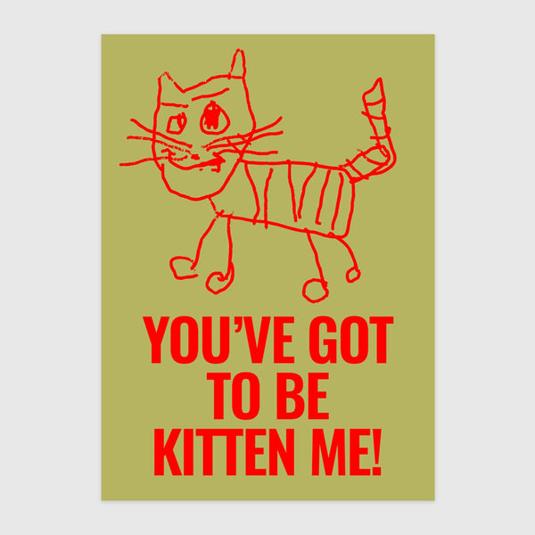 Yoe've got to be kitten me