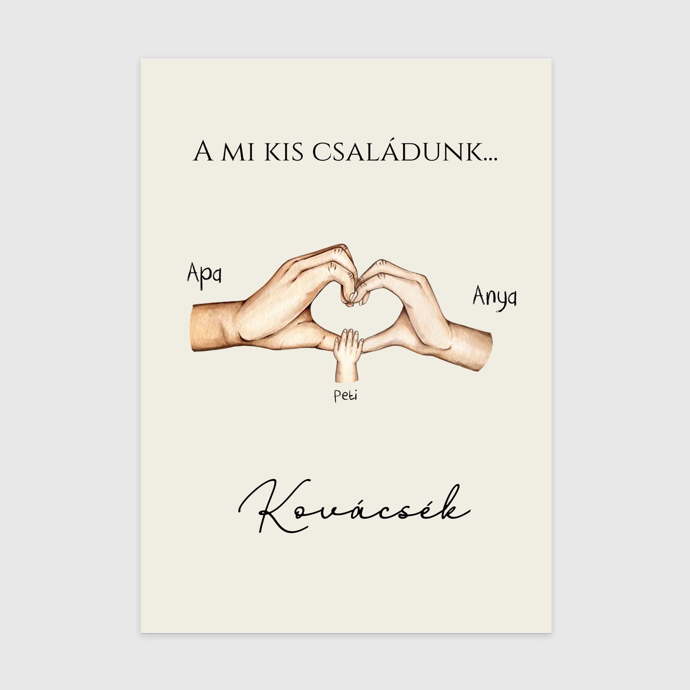 A mi kis családunk...